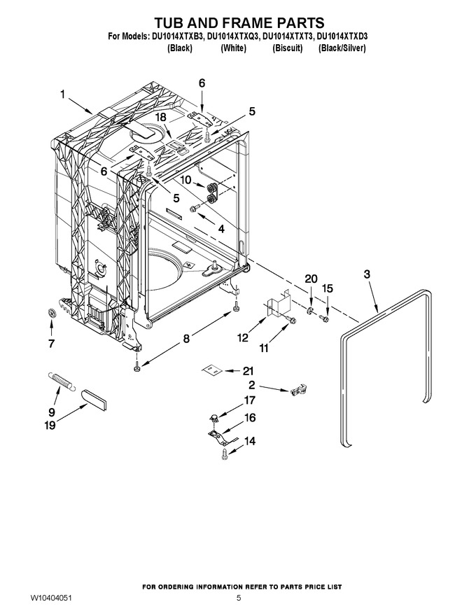 Diagram for DU1014XTXB3