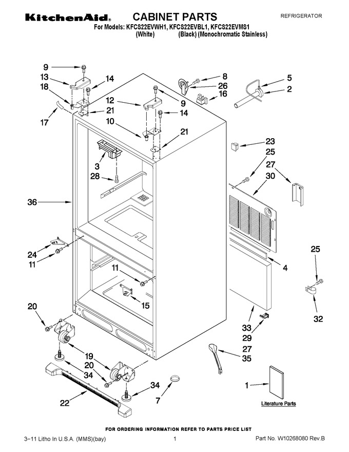 Diagram for KFCS22EVMS1