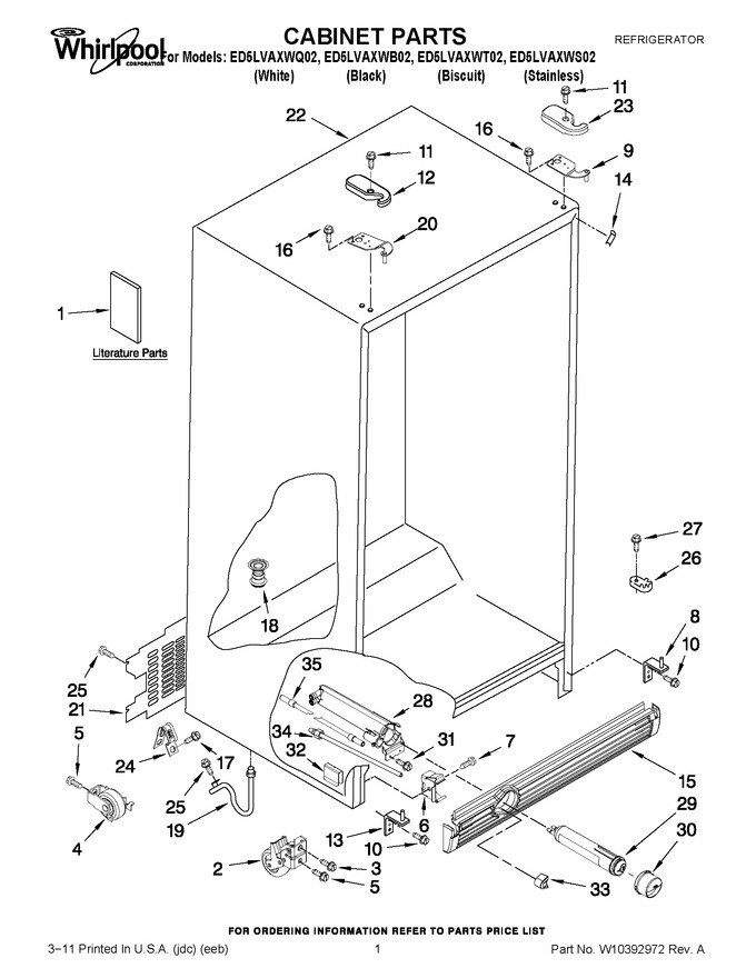 Diagram for ED5LVAXWQ02