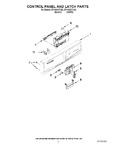 Diagram for 02 - Control Panel And Latch Parts