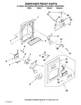 Diagram for 08 - Dispenser Front Parts