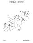 Diagram for 04 - Upper Oven Door Parts