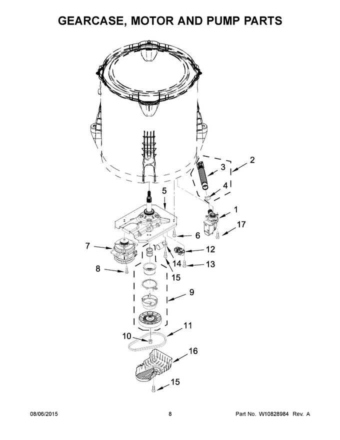 Diagram for WTW4915EW1