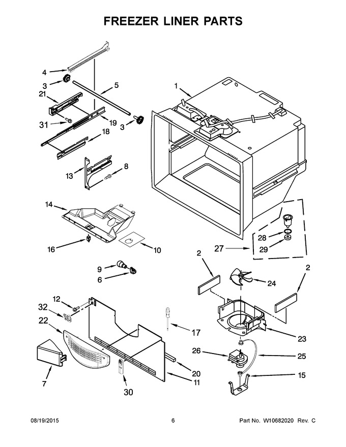 Diagram for KBFS20ECWH00