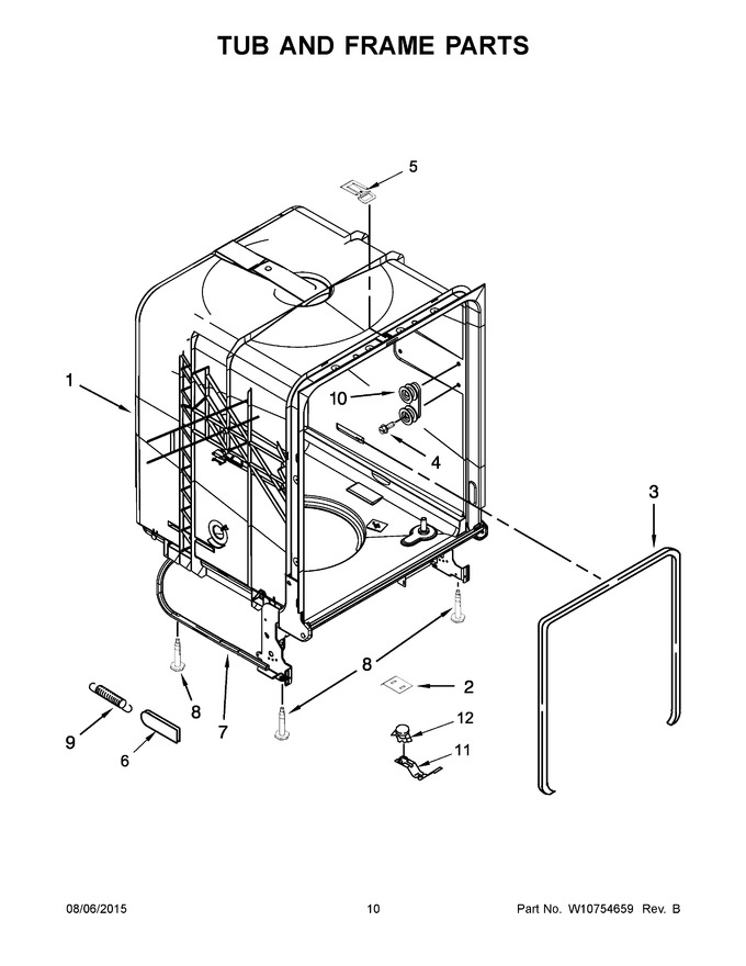 Diagram for WDP350PAAW5
