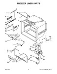 Diagram for 04 - Freezer Liner Parts