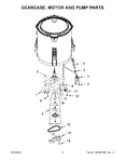 Diagram for 05 - Gearcase, Motor And Pump Parts