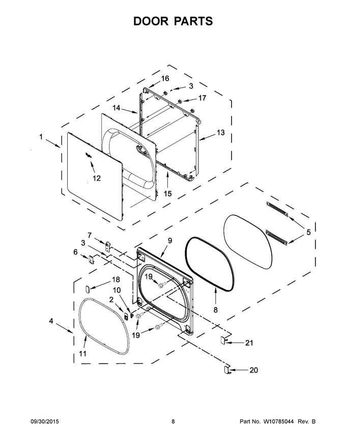 Diagram for YWED8500DC1