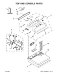 Diagram for 02 - Top And Console Parts