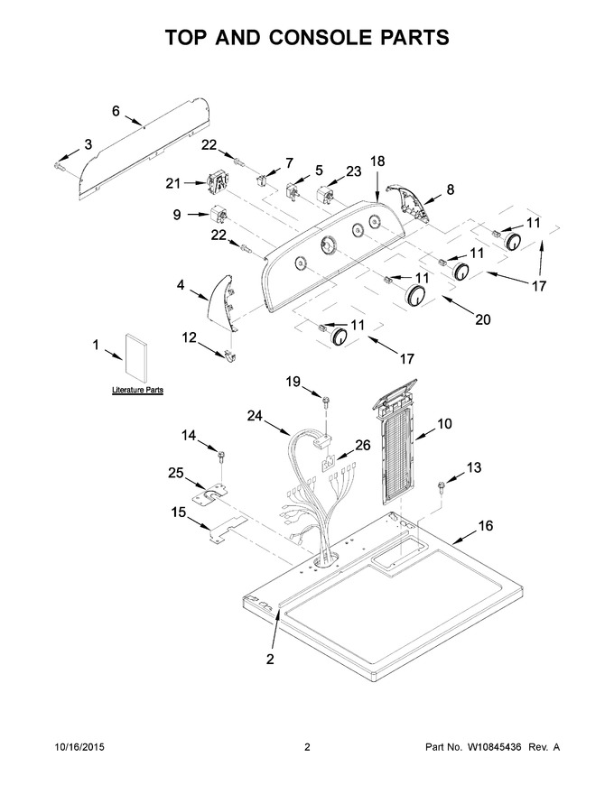 Diagram for WED4975EW1