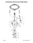 Diagram for 05 - Gearcase, Motor And Pump Parts