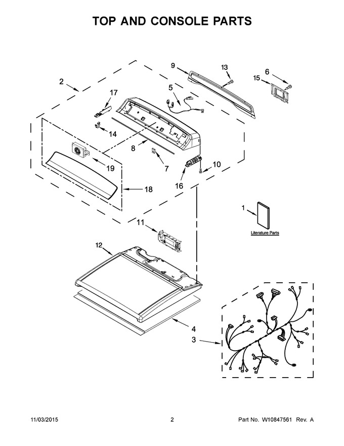 Diagram for WED8500DR2