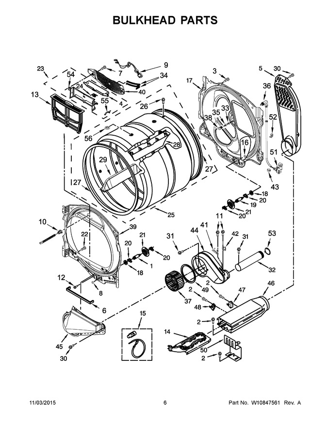 Diagram for WED8500DW2