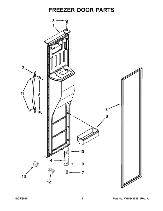 Diagram for WRS571CIDW00