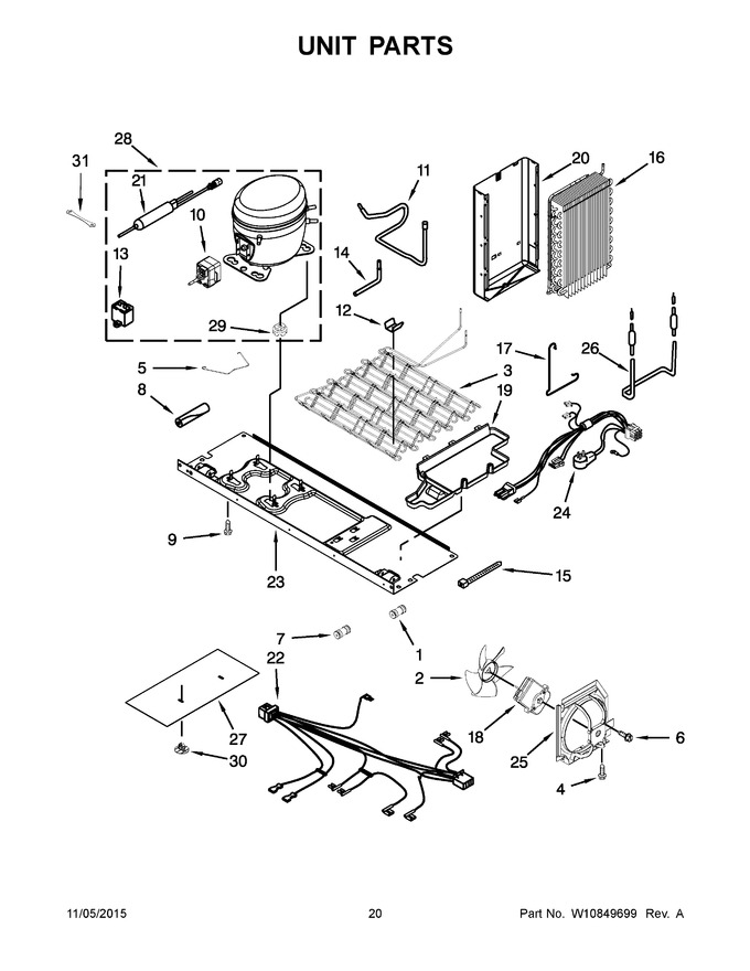 Diagram for WRS571CIDW00