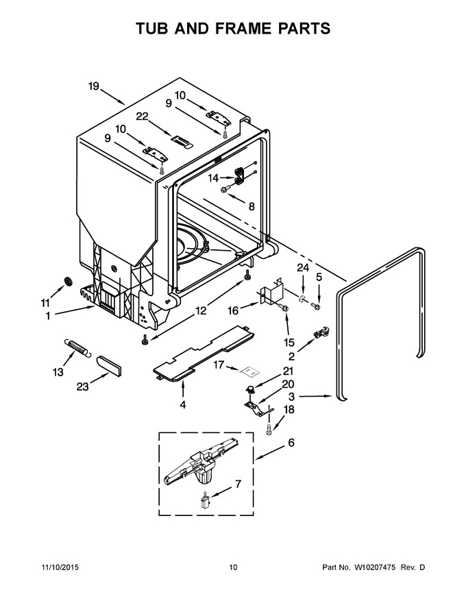 Diagram for GU2475XTVY0