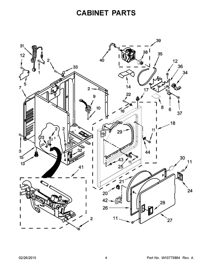 Diagram for WGD4975EW0