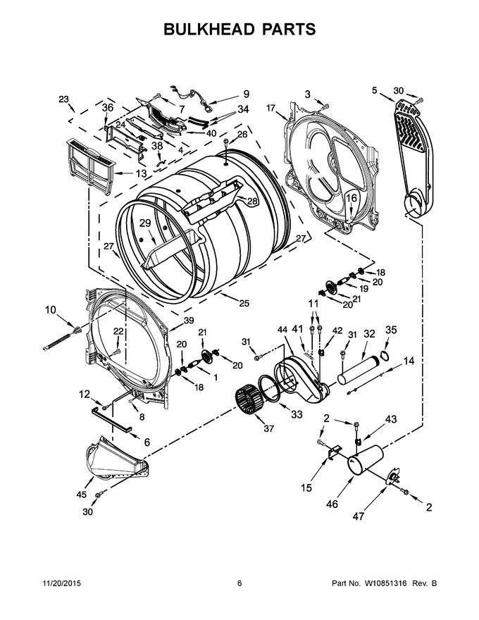 Diagram for WGD8000DW2