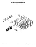 Diagram for 11 - Lower Rack Parts