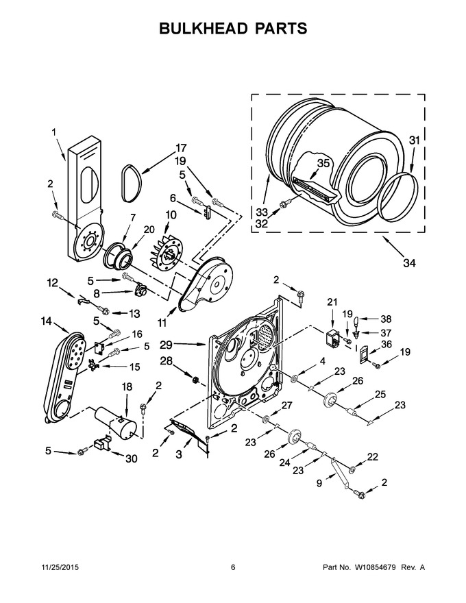 Diagram for WGD4985EW0