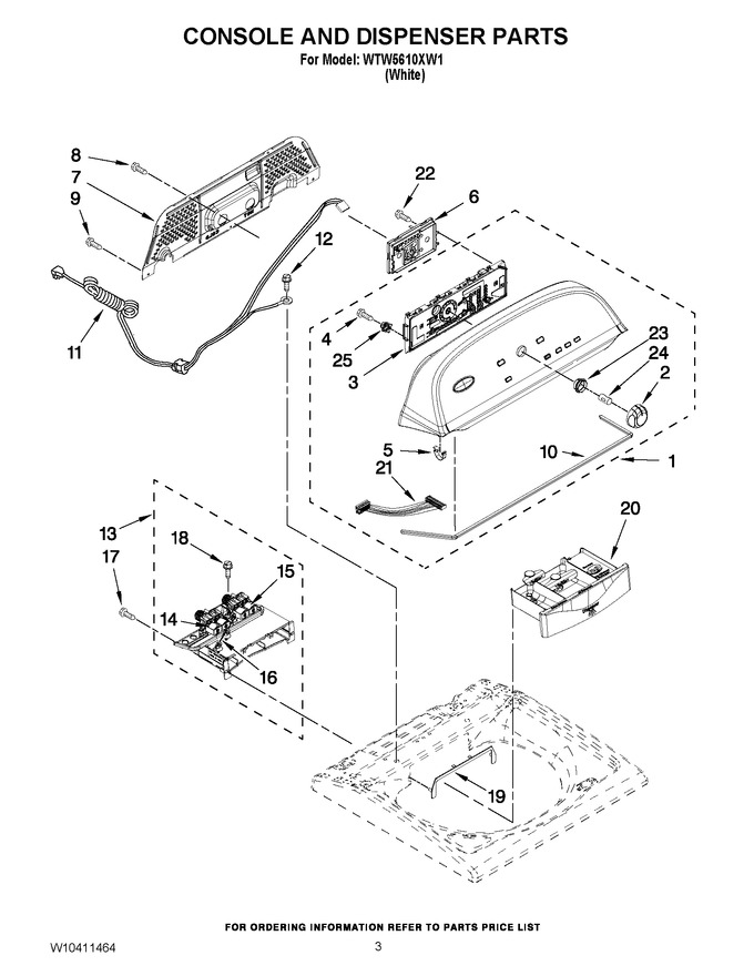 Diagram for WTW5610XW1