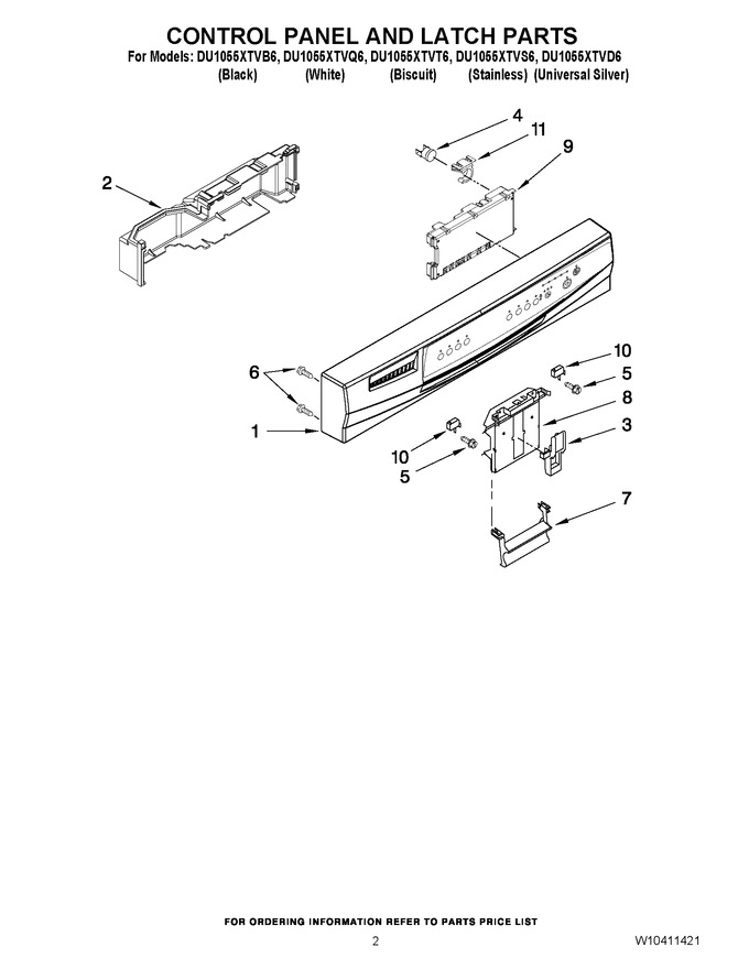 Diagram for DU1055XTVD6