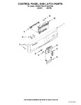 Diagram for 02 - Control Panel And Latch Parts