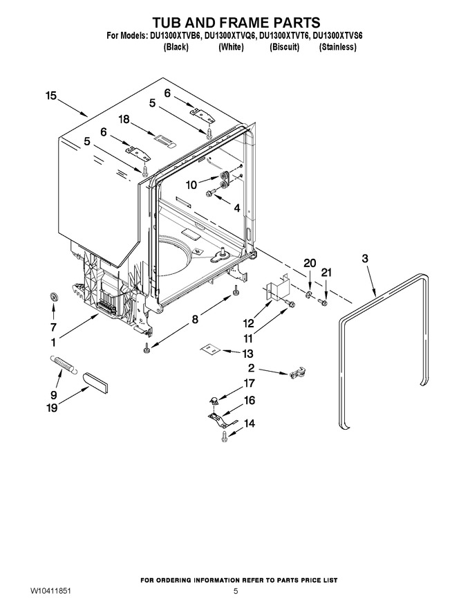 Diagram for DU1300XTVT6