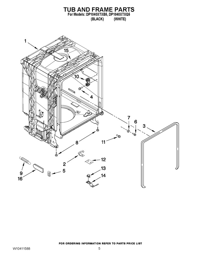 Diagram for DP1040XTXQ5
