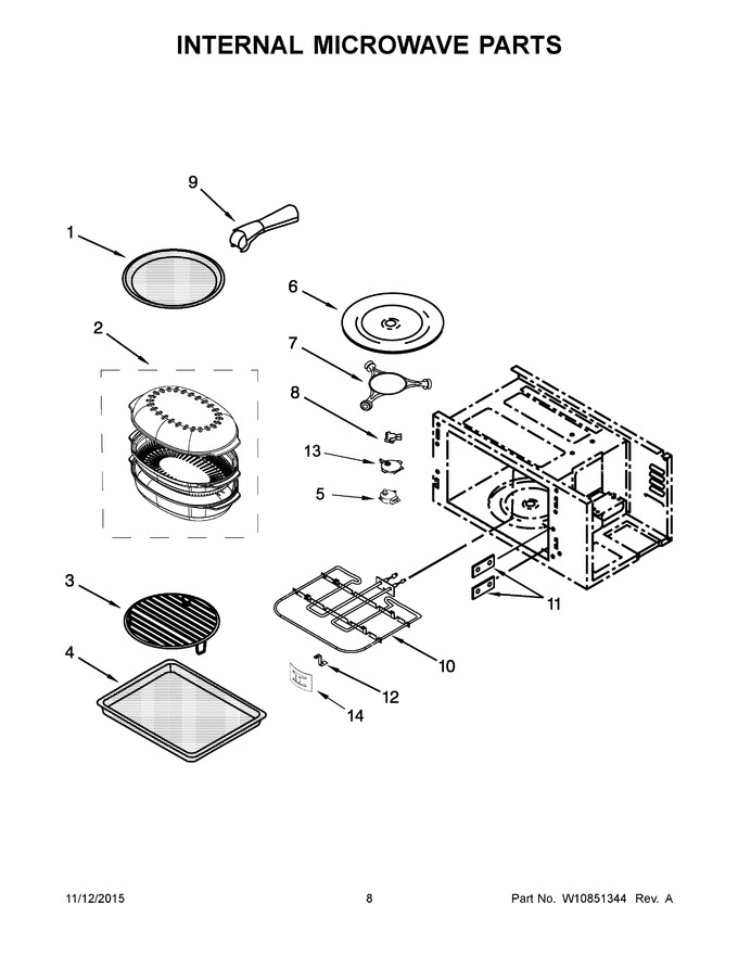 Diagram for KOCE507EWH04