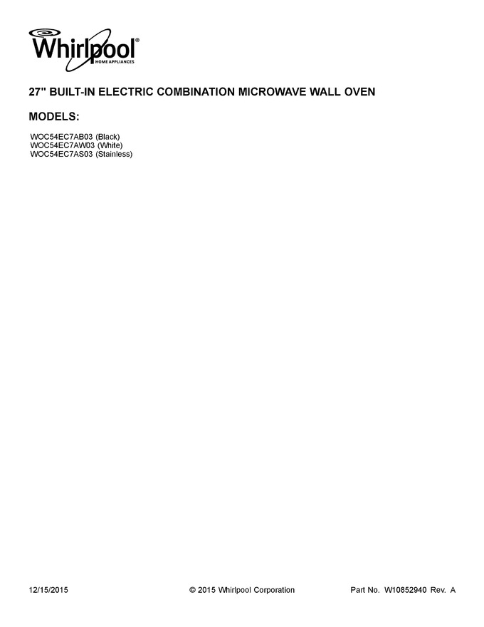 Diagram for WOC54EC7AS03