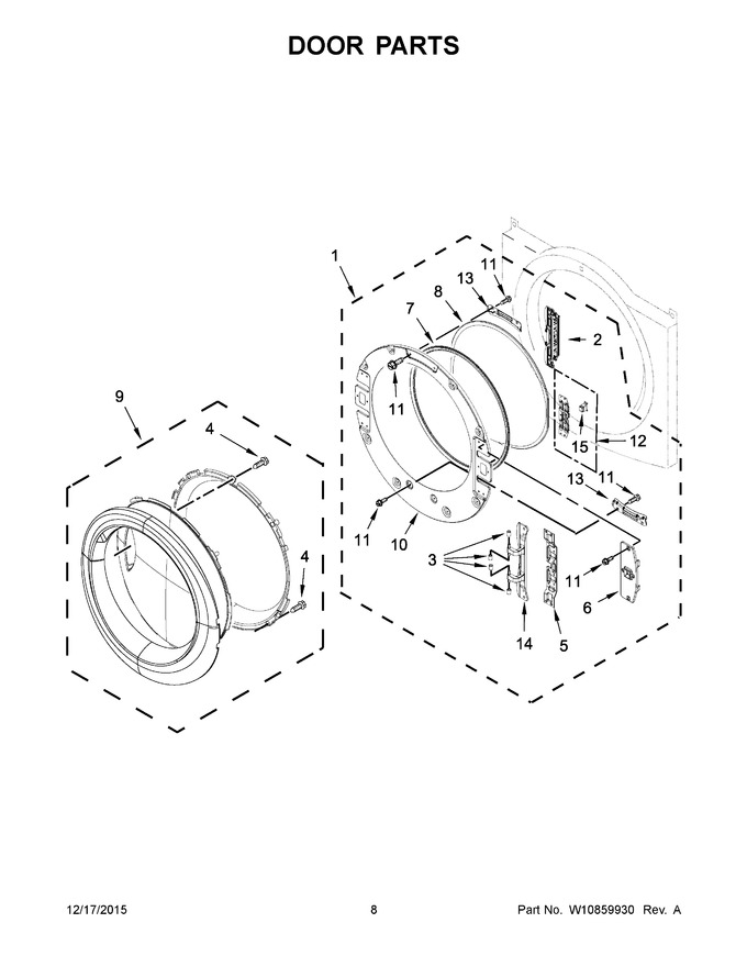 Diagram for WGD8740DW1
