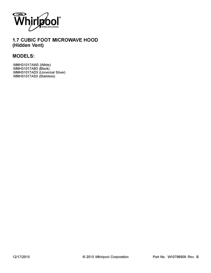 Diagram for WMH31017AD3