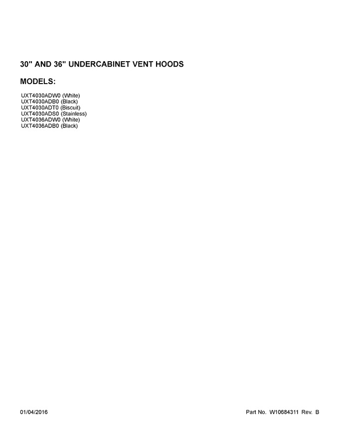 Diagram for UXT4030ADB0