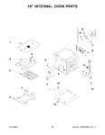 Diagram for 11 - 18" Internal Oven Parts