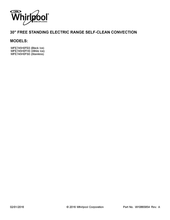 Diagram for WFE745H0FS0
