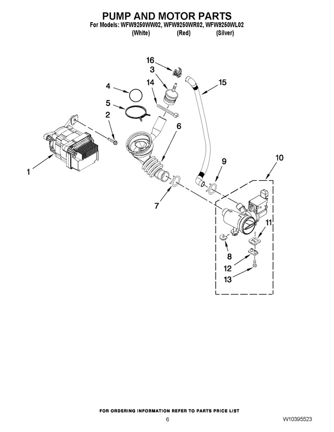 Diagram for WFW9250WL02