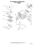Diagram for 10 - 18`` Internal Oven Parts