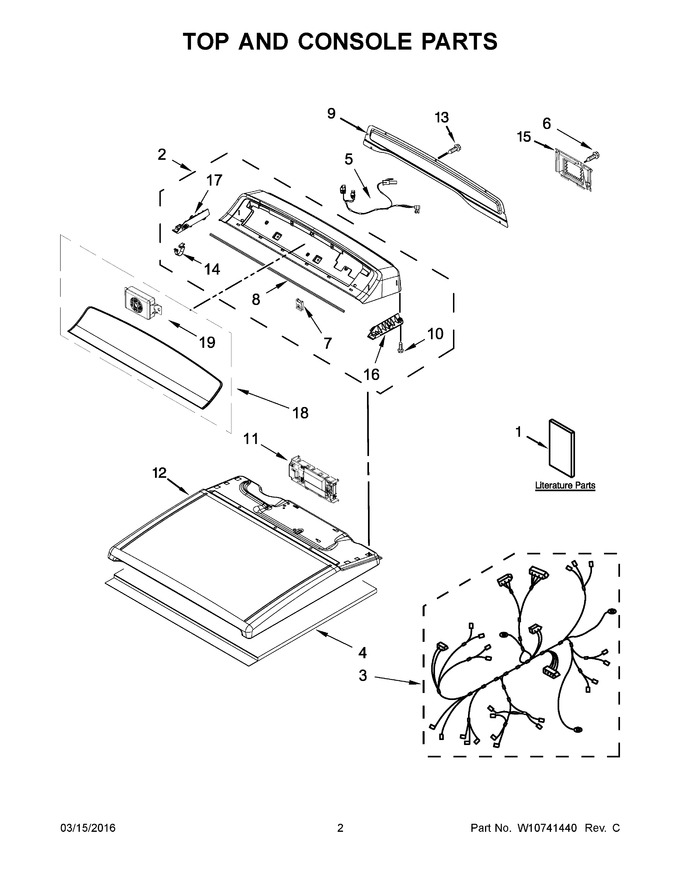Diagram for WED8000DW0