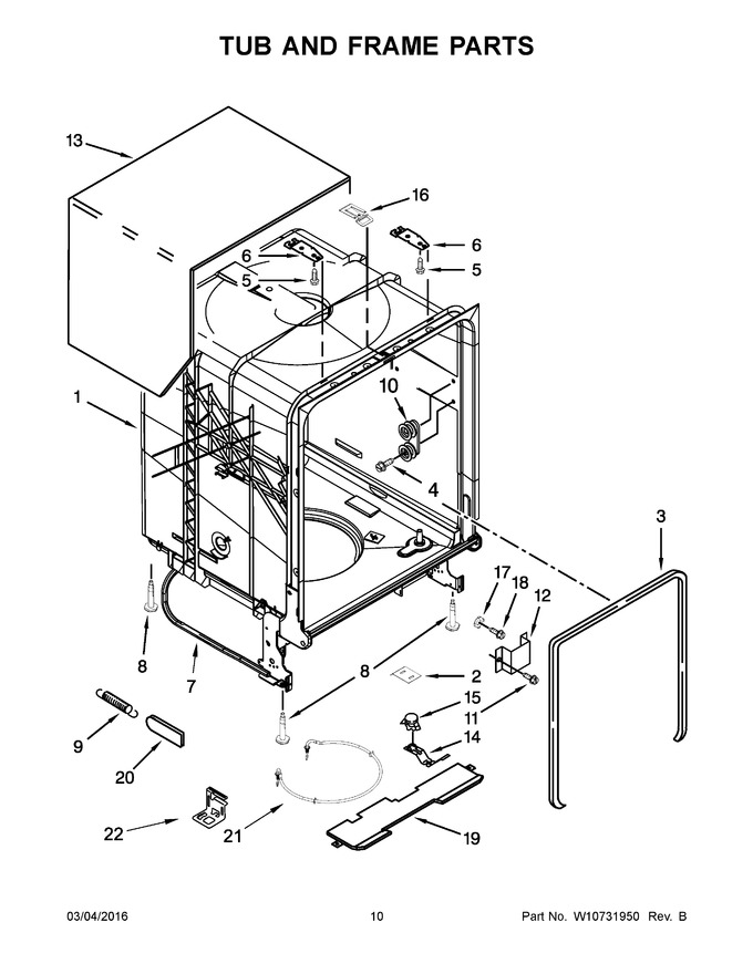 Diagram for WDT720PADW0