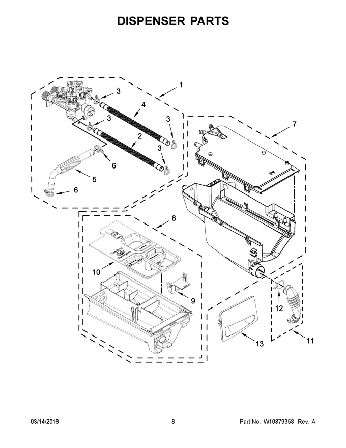 Diagram for WFW8740DW1
