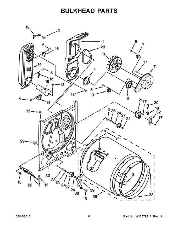 Diagram for WGD4616FW0