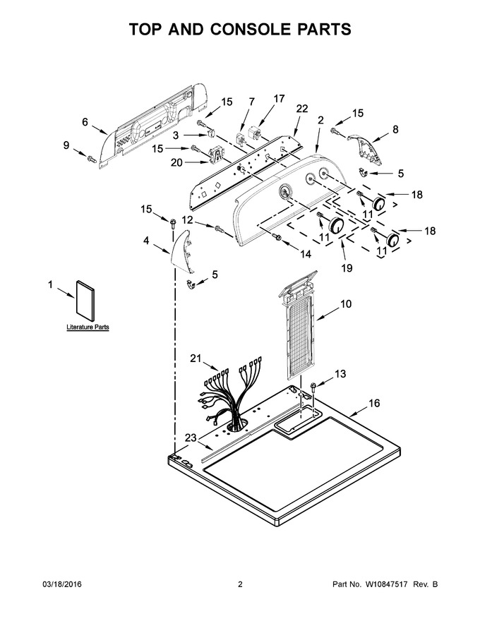 Diagram for WGD4810EW1