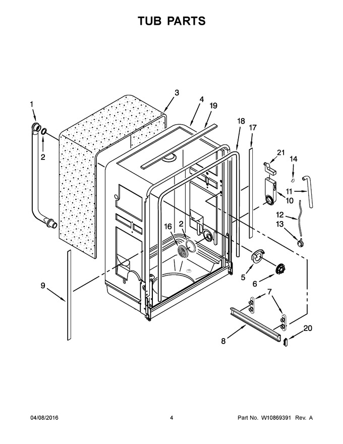 Diagram for WDF550SAFB0
