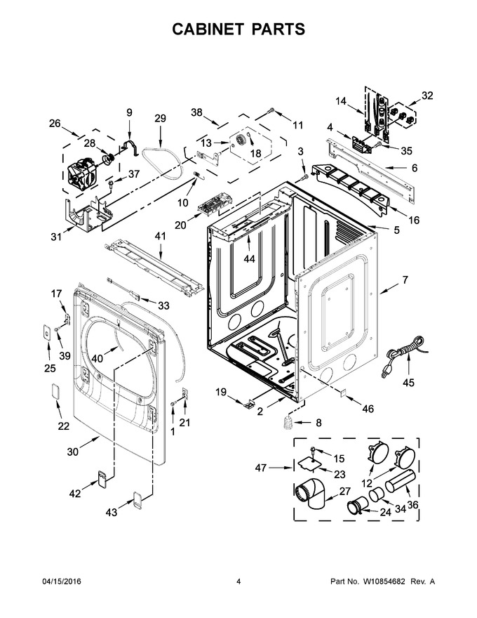Diagram for WGD9500EW0