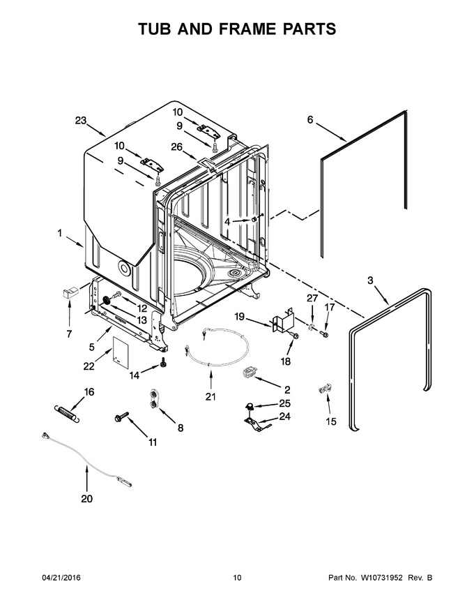 Diagram for WDT920SADH0