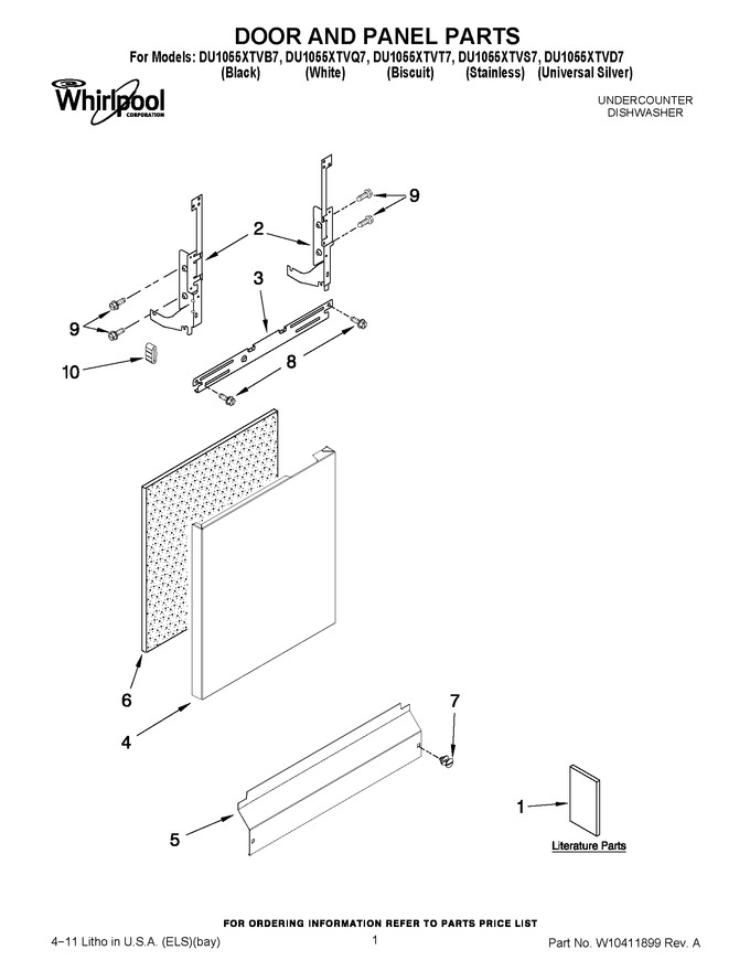 Diagram for DU1055XTVD7