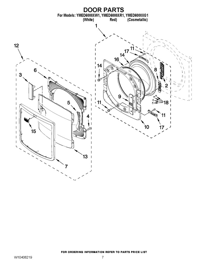 Diagram for YMED6000XG1