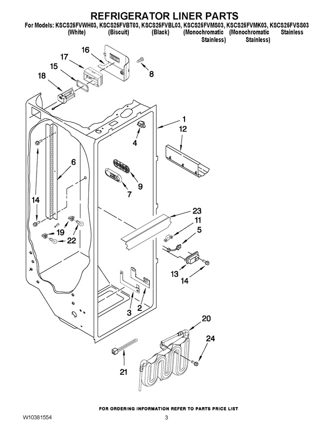 Diagram for KSCS25FVMK03