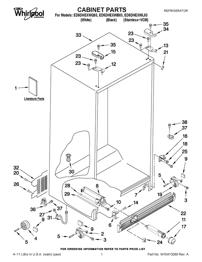 Diagram for ED5DHEXWL03